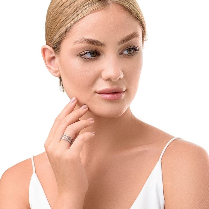 Каблучка срібна Minimal