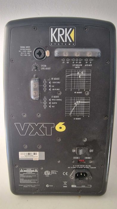 Par Monitores Estúdio KRK VXT6 Ativos (amplificados)