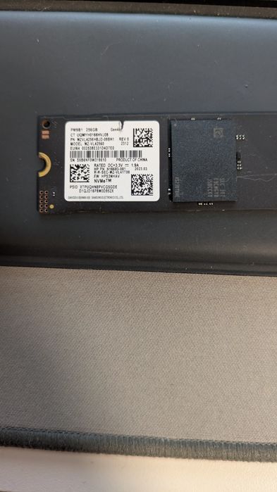 SSD NVME 256Gb 2280 Western Digital Kingston Kioxia