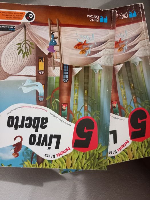 Livro e Caderno Atividades Português 5° Ano - Livro Aberto