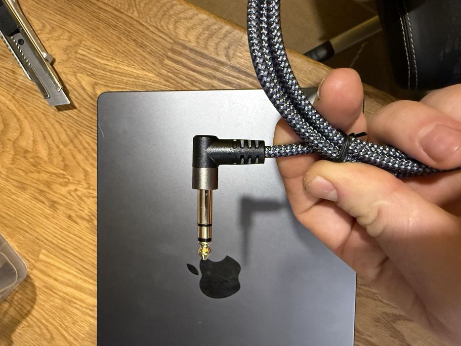 Аудіо кабель Jack 6.35 -  Jack 6.35 1.5м