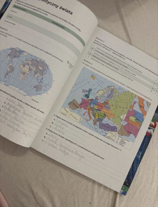 geografia karty pracy