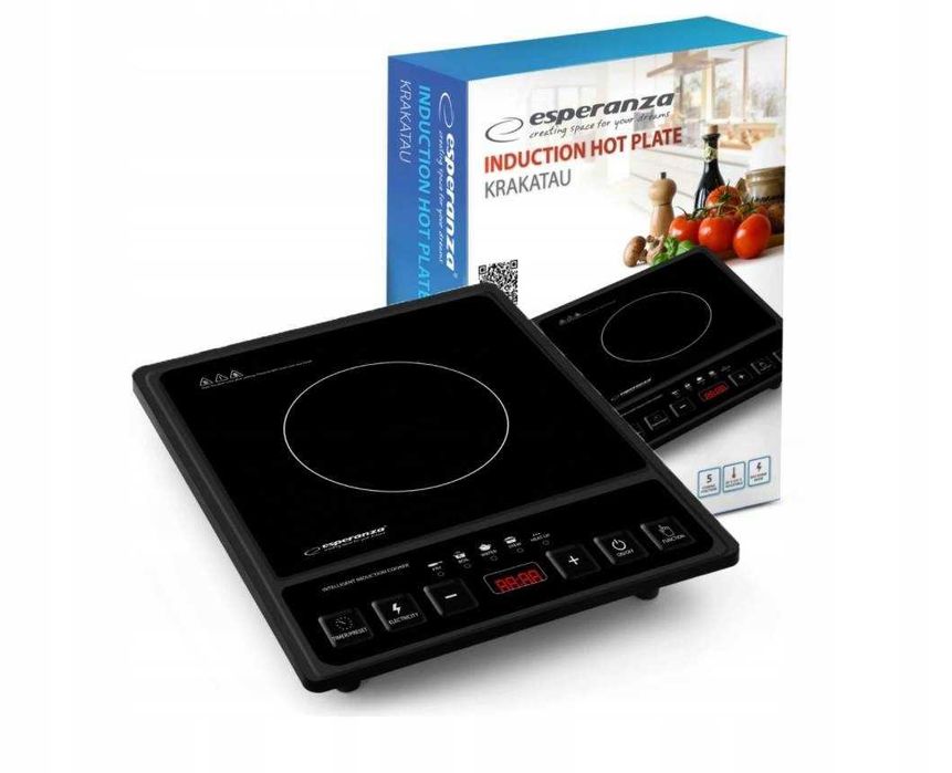 Kuchenka Przenośna Elektryczna 2000w – Płyta Indukcyjna Jednopalnikowa