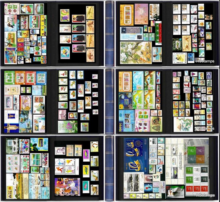 Colecção filatélica da Ásia e Oceania