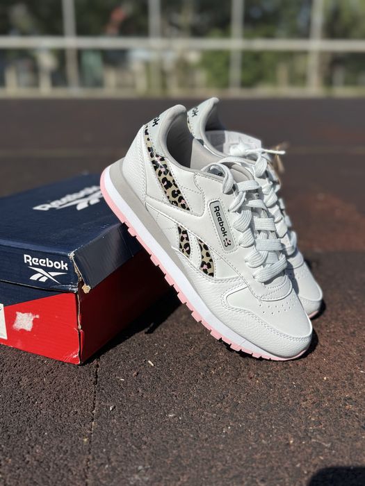 Reebok Classic Leather leopard кросівки шкіра
