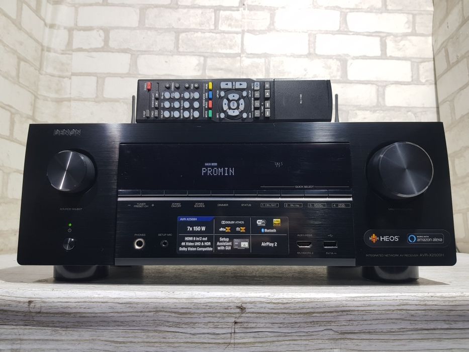 7.2 AV ресивер DENON AVR X2500, *7x150 Вт, HDMI, USB, 4K Wi-Fi б/у з Німеччини