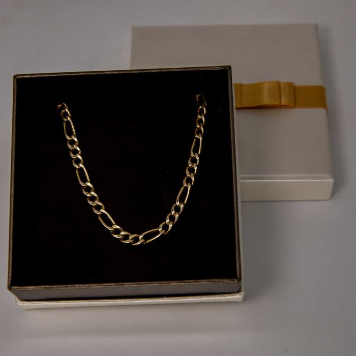Złoty łańcuszek 585 11,00gram 46cm Figaro 5mm WYSYŁKA GRATIS