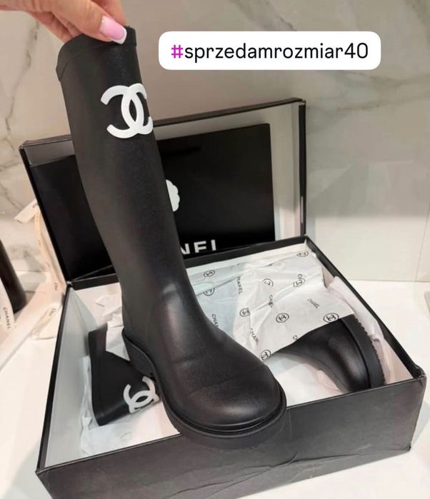 CHANEL kalosze 40 rozmiar