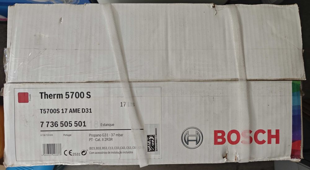 Esquentador Bosch Therm 5700 S 17L Estanque (Novo)