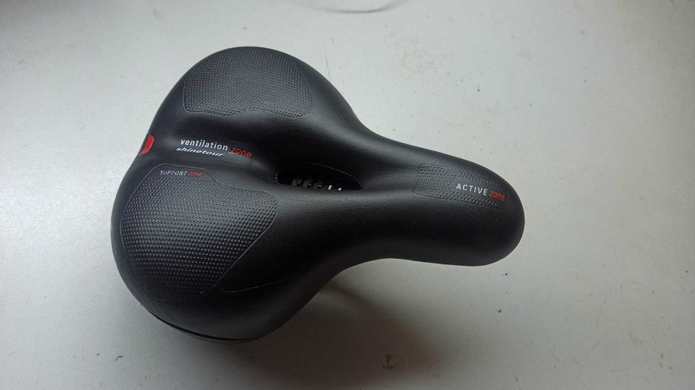 Siodełko rowerowe żelowe szerokie