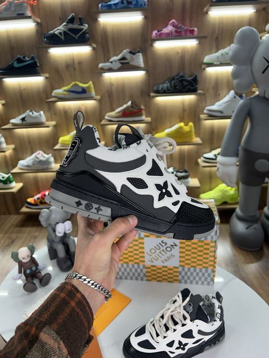 Кросівки снікерси Louis Vuitton LV Skate Trainers Grey / White