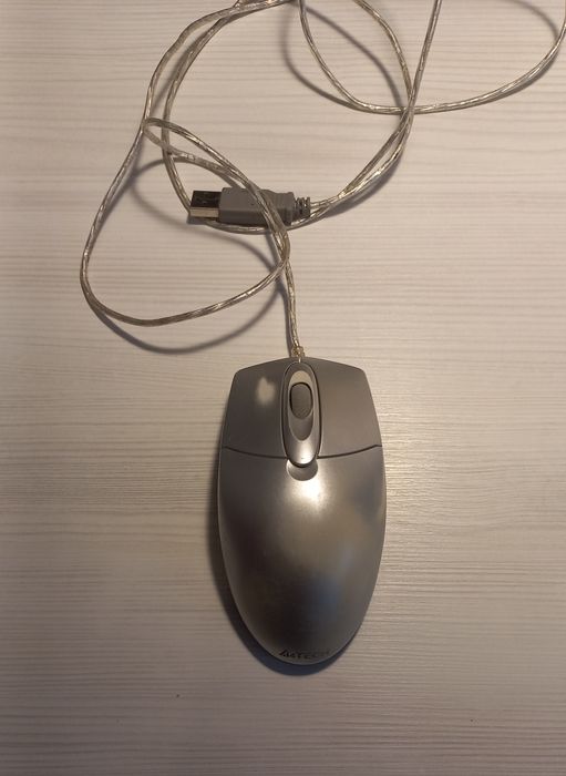 Мышь A4Tech OP-720 White/Grey USB