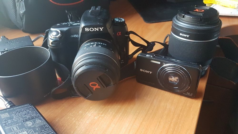 Sprzedam  Aparaty SONY DSLR - A450 Lustrzanka