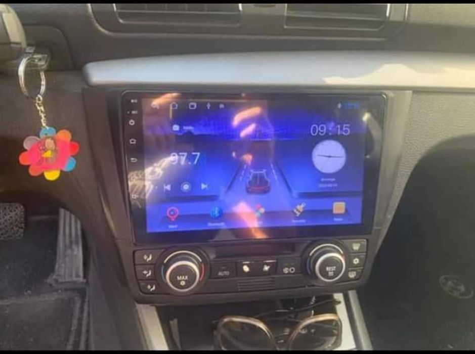 Rádio Android 13 com GPS BMW E81 E82 E87 E88 (Novo)