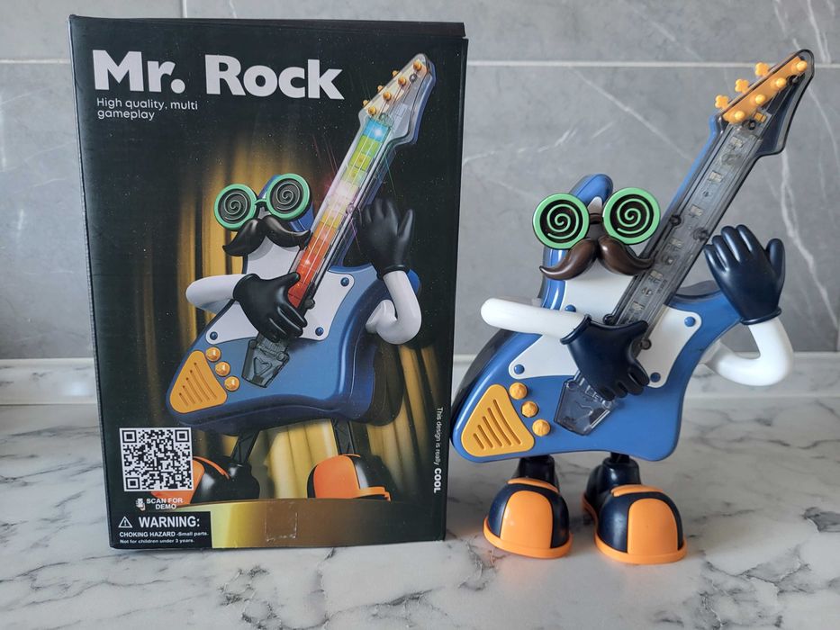 Танцующая игрушка Гитара, от батареек, 25,5см Electric Dancing Robot