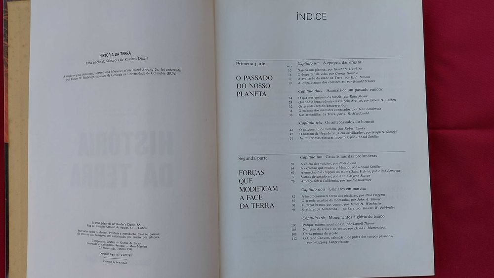Livro História da Terra