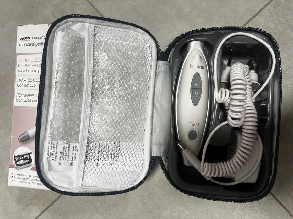 Набір beurer для манікюра та педикюра з насадками