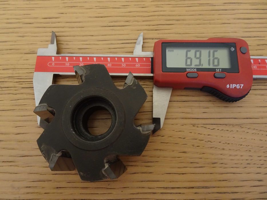 Leuco frez do wyrównywania krawędzi 70 mm z6 Lewy