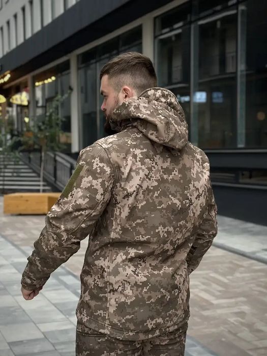 Куртка тактична SoftShell піксель куртка піксель софт шелл