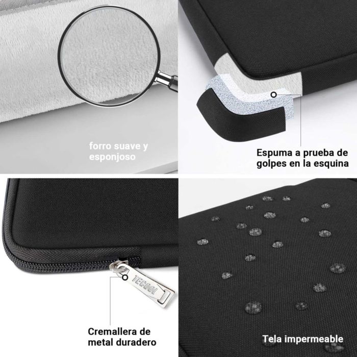 TECOOL torba na laptopa 16'' do HP Dell Macbook LENOVO Asus MSI