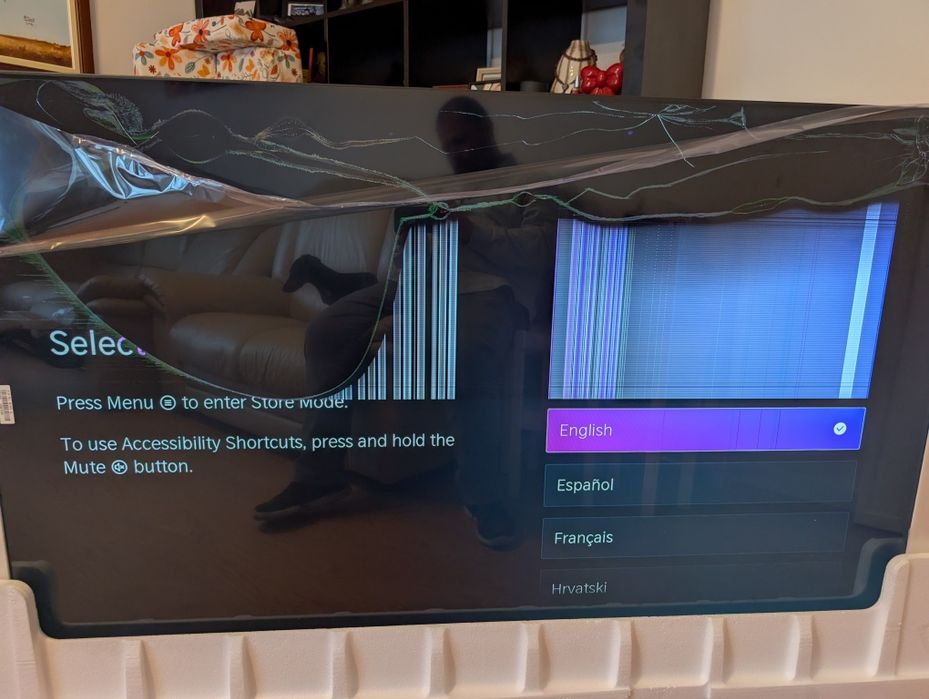 hisense 75 polegadas para peças