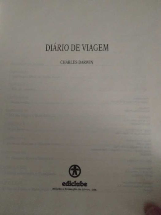 Livro O Diário da Viagem de CHARLES DARWIN (1998)