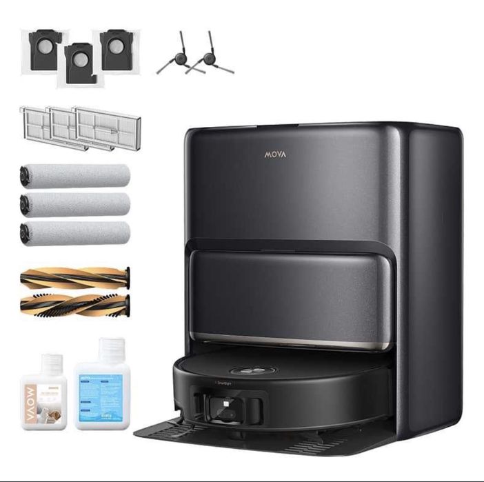 Робот пилосос MOVA Z60 Ultra Roller Complete Dreame Black-EUA