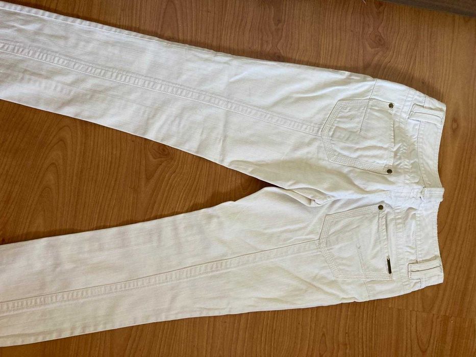Calças brancas Massimo Dutti