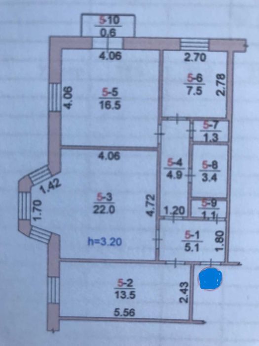 Продам 3 кімнатну квартиру район Соляні, зуп. Гвардійська