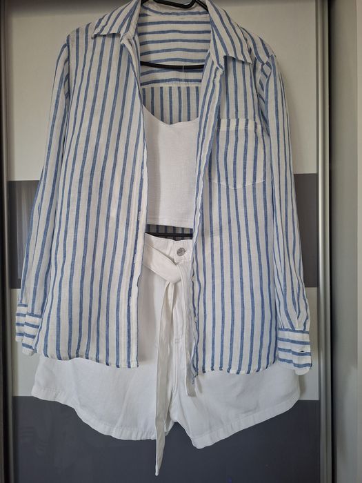 Koszula lniana H&M