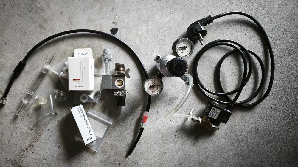 Sistema de CO2 para aquário