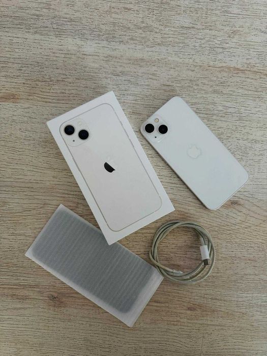 iPhone 13 128GB Biały | Nowa bateria 100% | Bardzo dobry stan |Pudełko