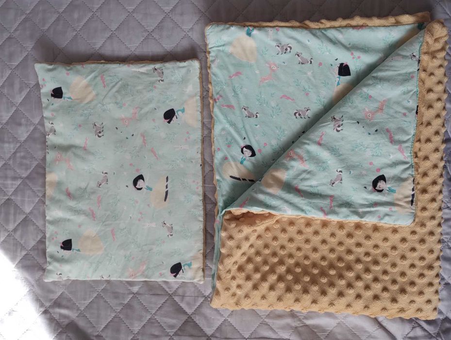 Komplet kołdra i poduszka 100x70