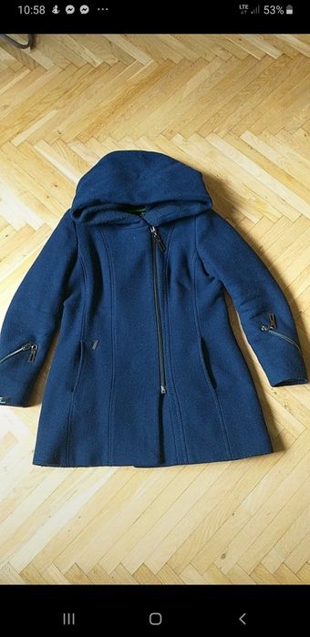 Płaszcz wełniany 80% wełny 44