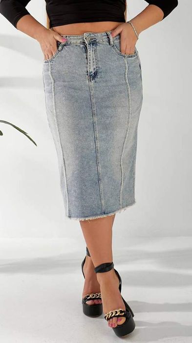 Джинсова спідничка ( полубатал)