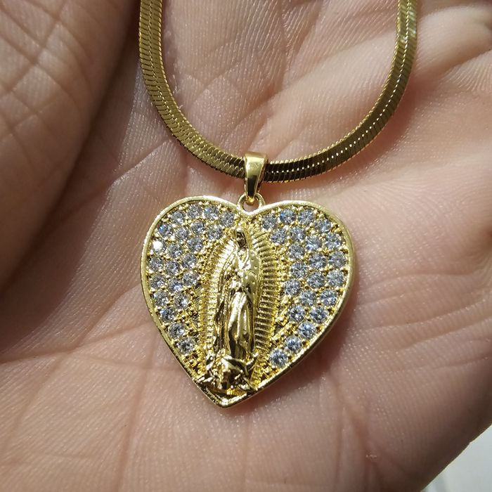 Medalik łańcuszek z Guadalupe Maryja