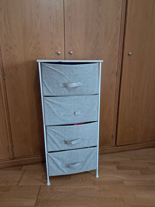 Organizador de Cômoda tecido de linho de aço