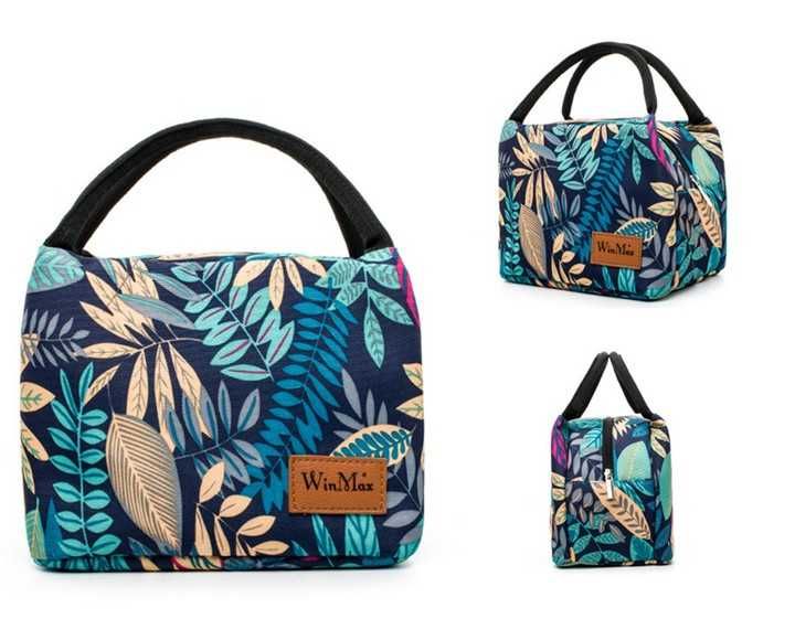 Torba termiczna lunch box śniadaniowa  do pracy ma studia do szkoły