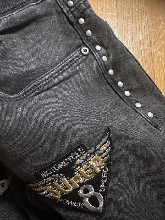 Jeansy damskie Superdry