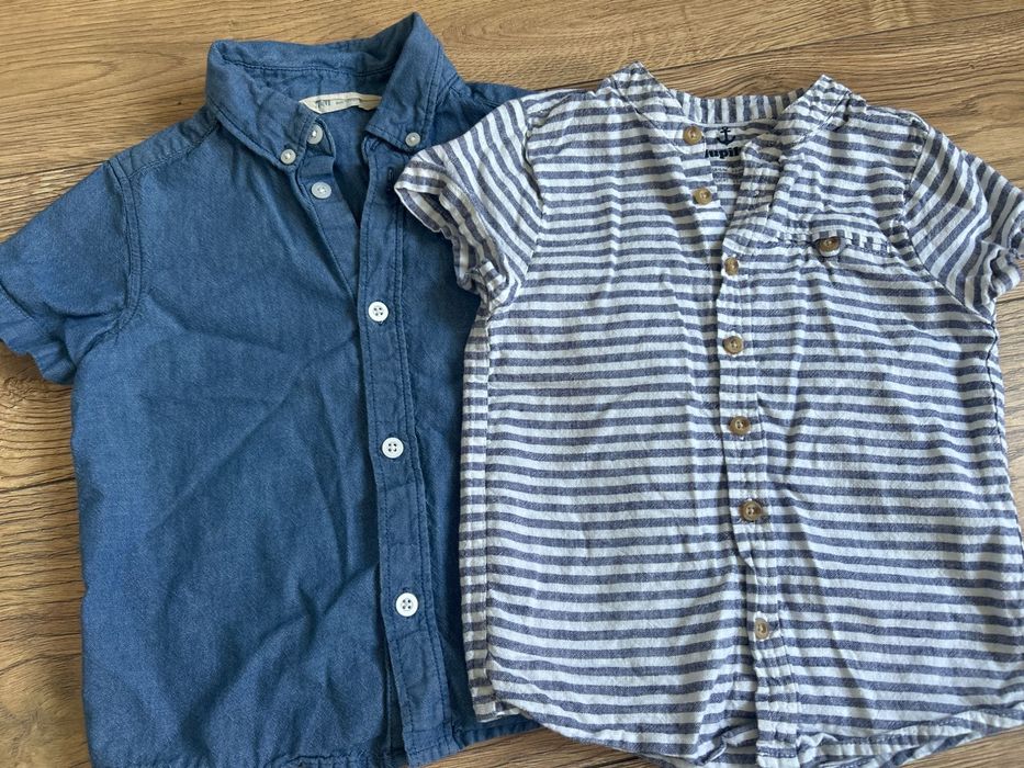 Koszule letnie chłopięce z krótkim rękawem 98 h&M NEXT lupilu