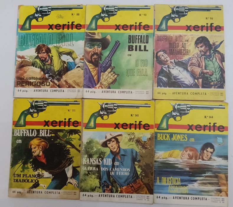 44  livros da Coleção Xerife