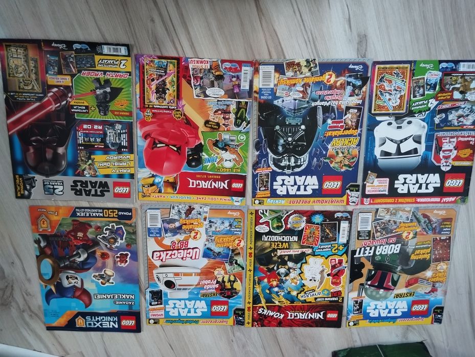 Цена за все 300грн. Лего, Lego, журналы, комиксы, наклейки