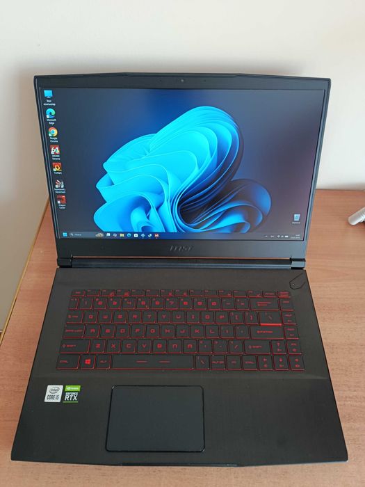MSI GF 63 Thin(144Hz+RTX 3050+i5-10500H+16GB DDR4+SSD NVMe 512gb)
