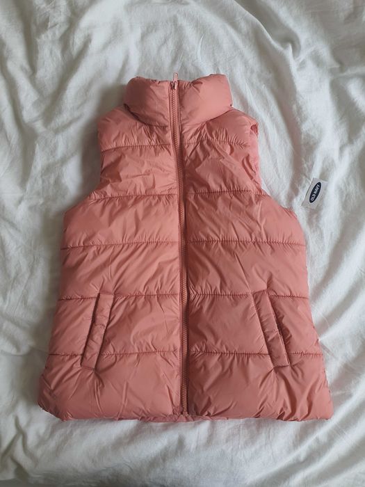 OLD NAVY - Pikowana Kamizelka Oryginał - Różowa - XS