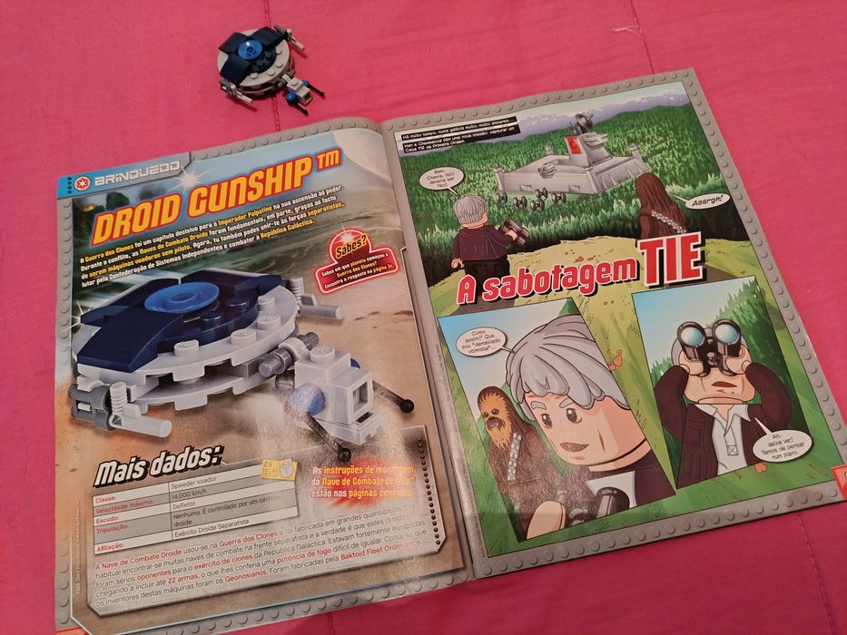 STAR WARS - Lego "Droid Gunship" + Revista