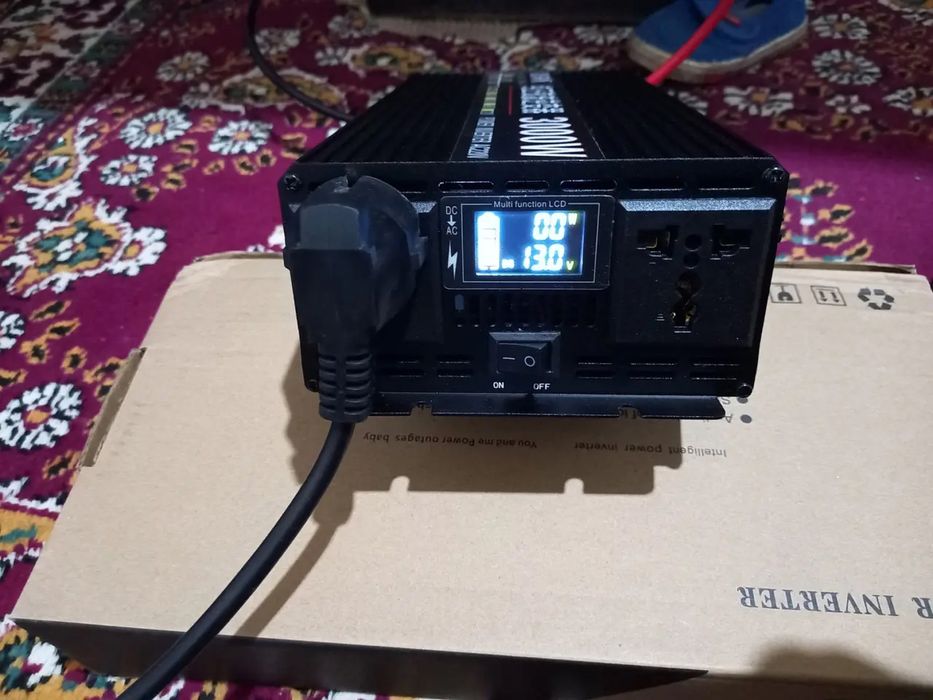 Инвертор чистая синусоида 4000вт с 12в на 220в