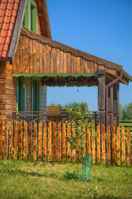 Dom Domek na Mazurach z jacuzzi, balią sauna, nad jeziorem