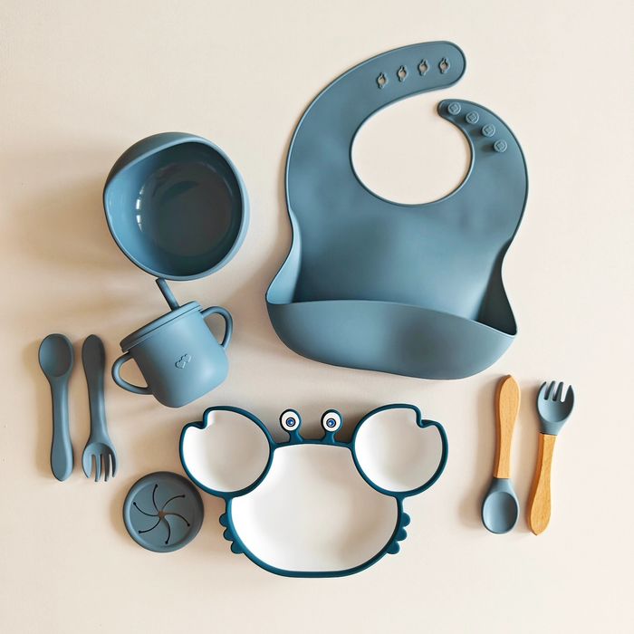 Дитячий силіконовий посуд 9 в 1