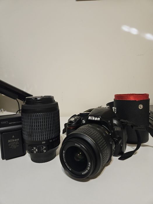 Nikon d3100 com kit de lentes