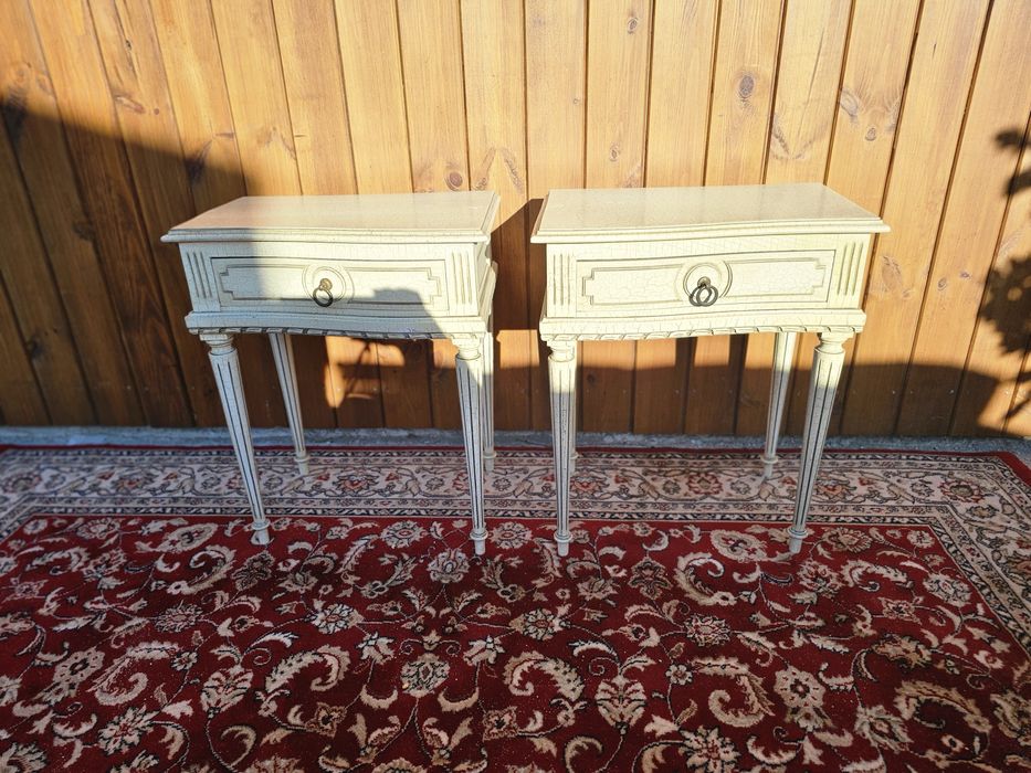 Komódka szafka stolik nocny secesja  Ludwik 2 szt #1247 Sty